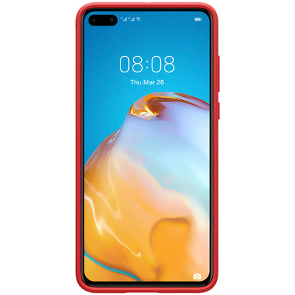 Husa pentru Huawei P40, Nillkin, Flex Pure Liquid Silicone, Rosie