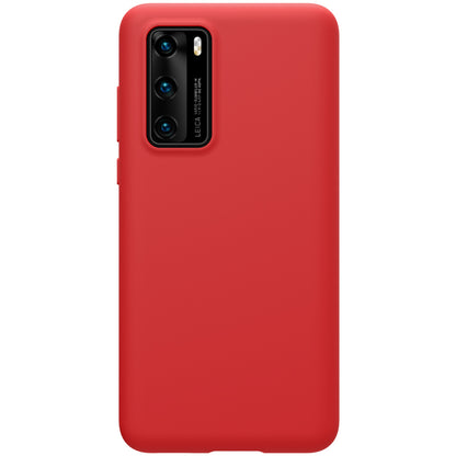 Husa pentru Huawei P40, Nillkin, Flex Pure Liquid Silicone, Rosie