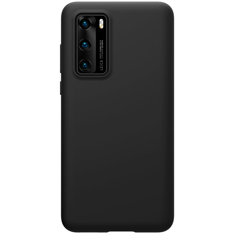 Husa pentru Huawei P40, Nillkin, Flex Pure Liquid Silicone, Neagra