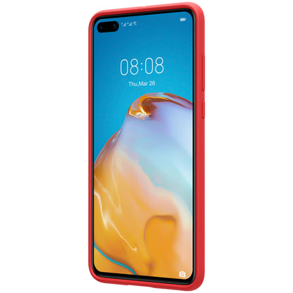 Husa pentru Huawei P40, Nillkin, Flex Pure Liquid Silicone, Rosie