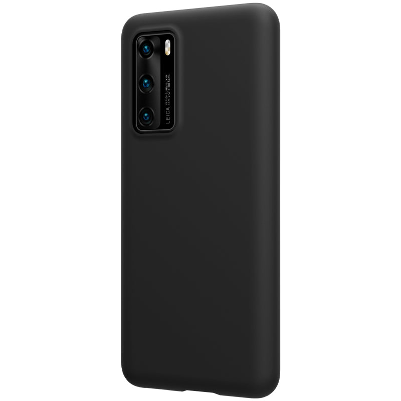 Husa pentru Huawei P40, Nillkin, Flex Pure Liquid Silicone, Neagra