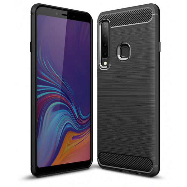 Etui do Samsung Galaxy A7 (2018) A750, Forcell, Carbon, czarny