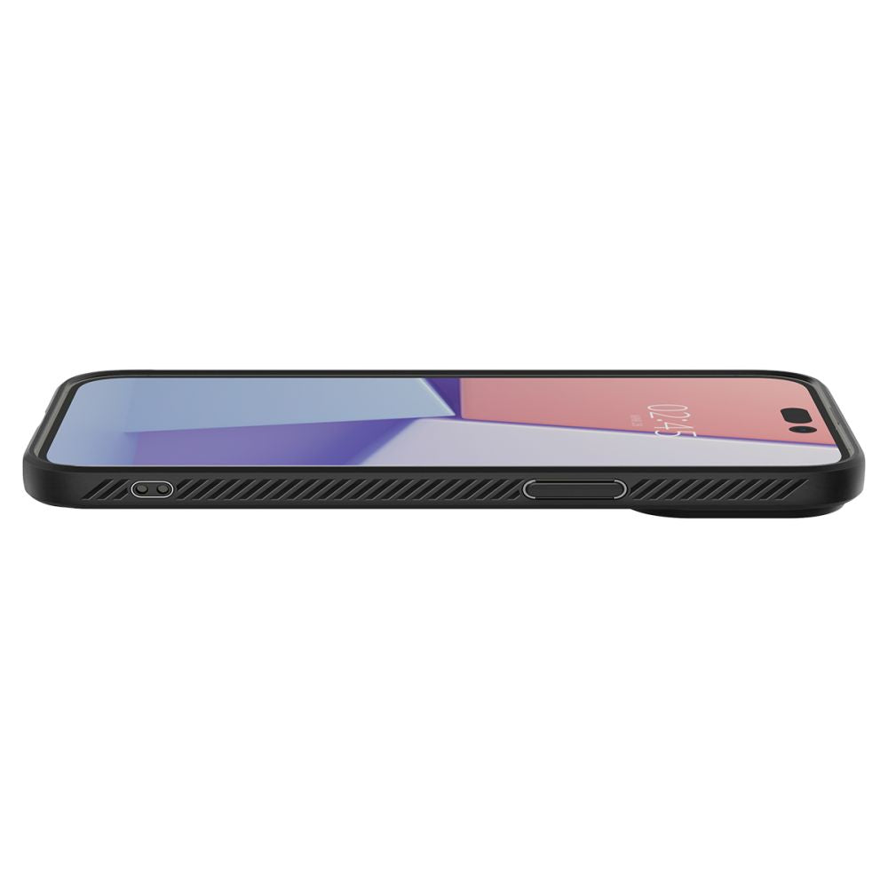 Husa pentru Apple iPhone 14 Pro, Spigen, Liquid Air Matte, Neagra