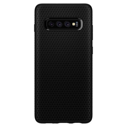 Husa pentru Samsung Galaxy S10+ G975, Spigen, Liquid Air, Neagra 606CS25764