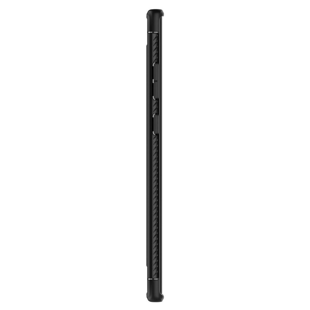 Husa pentru Samsung Galaxy Note 10+ 5G N976 / Note 10+ N975, Spigen, Rugged Armor, Neagra 627CS27331