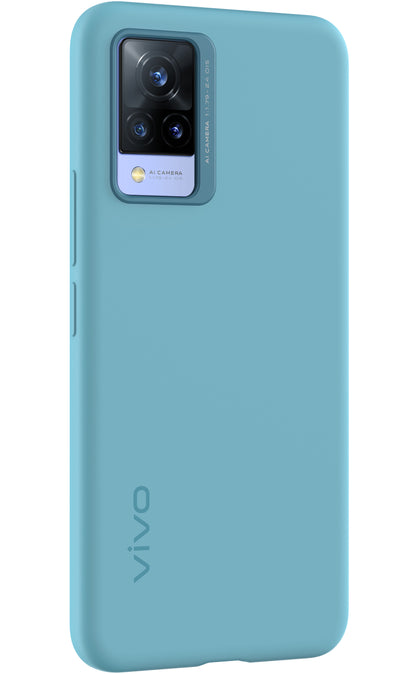 Husa pentru vivo V21 5G, Silicone Cover, Bleu 6000173