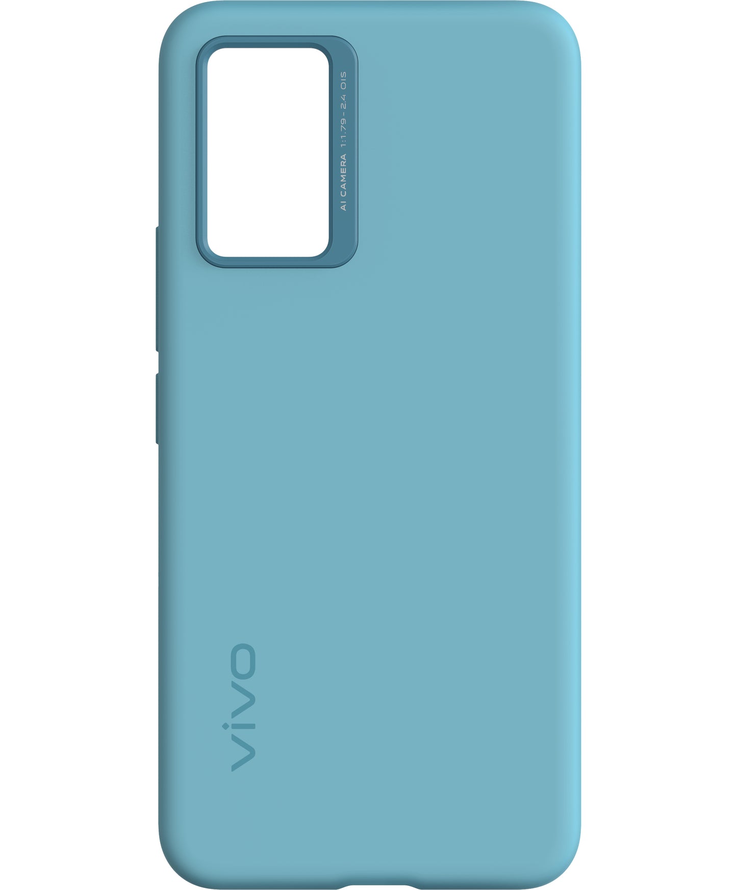 Husa pentru vivo V21 5G, Silicone Cover, Bleu 6000173