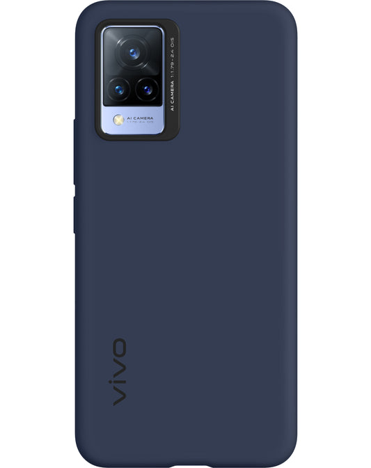 Husa pentru vivo V21 5G, Silicone Cover, Bleumarin 6000172