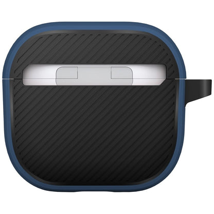 Husa UNIQ Clyde pentru Apple AirPods 4, Albastra Neagra