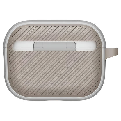 Husa UNIQ Clyde pentru Apple AirPods Pro 3, Gri Bej