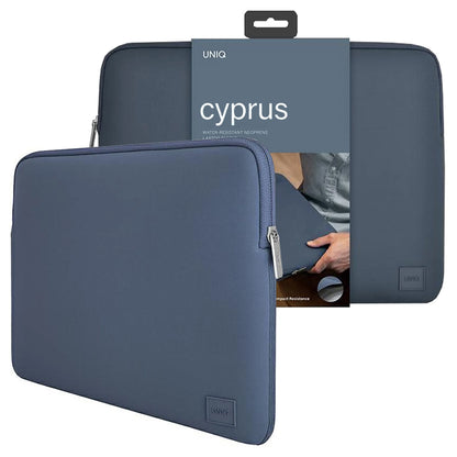 Husa UNIQ Cyprus pentru Laptop max. 14inch, Bleumarin