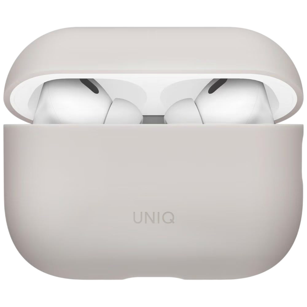 Husa UNIQ Lino pentru Apple AirPods Pro 3, Bej