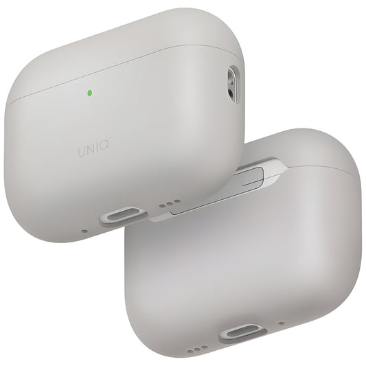 Husa UNIQ Lino pentru Apple AirPods Pro 3, Bej