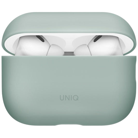Husa UNIQ Lino pentru Apple AirPods Pro 3, Verde Menta