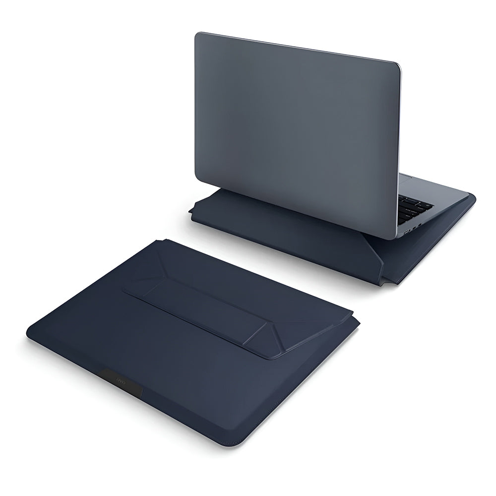 Husa UNIQ Oslo pentru Laptop max. 14inch, Bleumarin