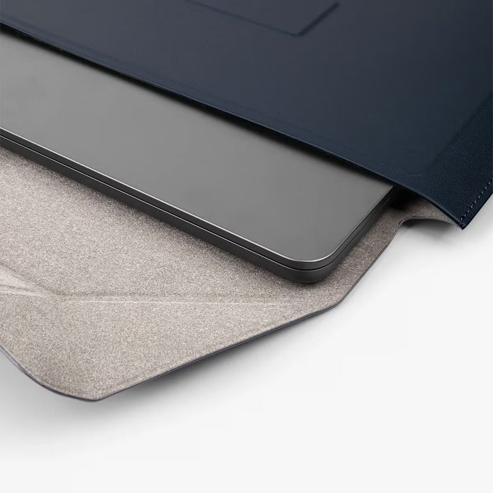 Husa UNIQ Oslo pentru Laptop max. 14inch, Bleumarin