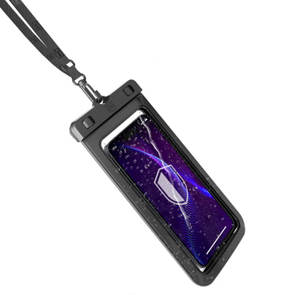 Husa Universala Waterproof pentru Telefon max. 7inch, 3MK, Hydro, Neagra