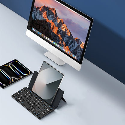 Husa Universala cu Tastatura Bluetooth pentru Telefon, DUX DUCIS, Neagra