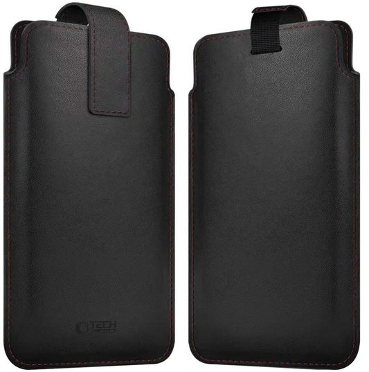 Husa Universala pentru Telefon, Tech-Protect, SM65, Neagra Rosie