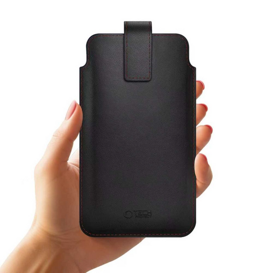 Husa Universala pentru Telefon, Tech-Protect, SM65, Neagra Rosie