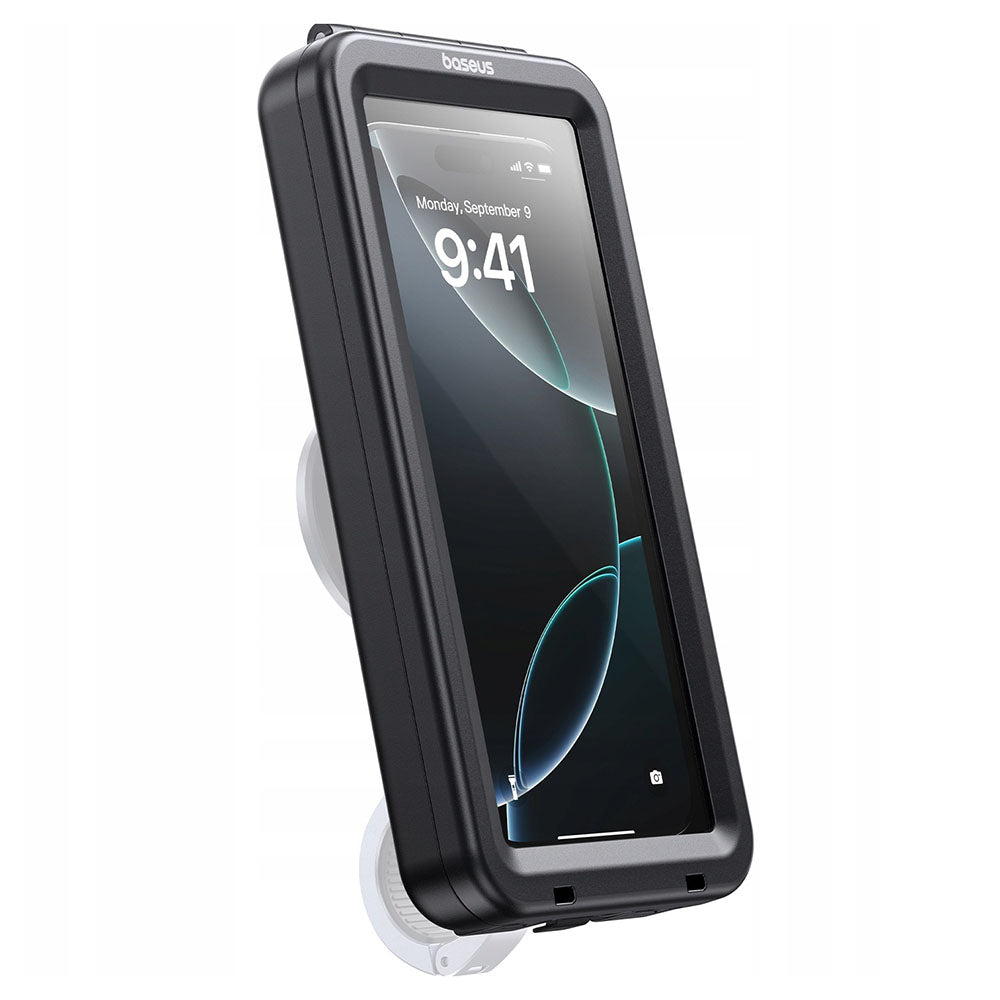 Husa Universala Waterproof compatibila cu Suport Bicicleta Magnetic, Baseus, PrimeTrip VB1, Neagra C0013D01