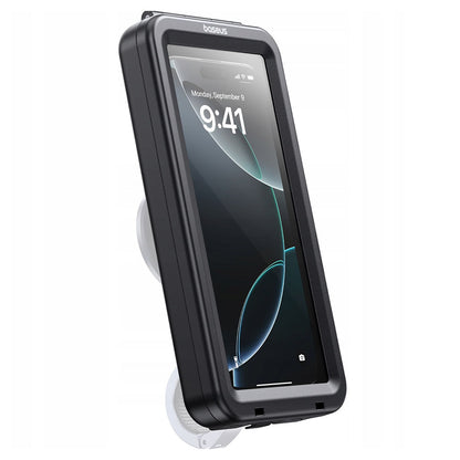 Husa Universala Waterproof compatibila cu Suport Bicicleta Magnetic, Baseus, PrimeTrip VB1, Neagra C0013D01