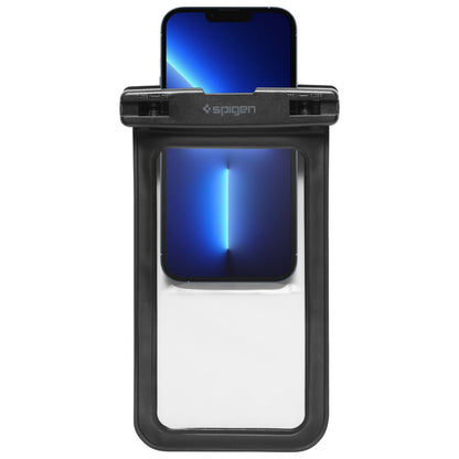 Husa Universala Waterproof pentru Telefon max. 3.5inch - 7inch, Spigen, A601, Set 2 bucati, Neagra AMP04523