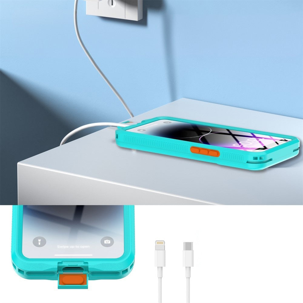 Husa Universala Waterproof pentru Telefon max. 6.1inch, ShellBox, AirBox, Albastra