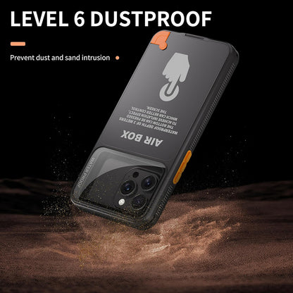 Husa Universala Waterproof pentru Telefon max. 6.1inch, ShellBox, AirBox, Neagra