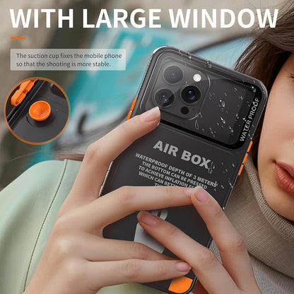 Husa Universala Waterproof pentru Telefon max. 6.1inch, ShellBox, AirBox, Neagra