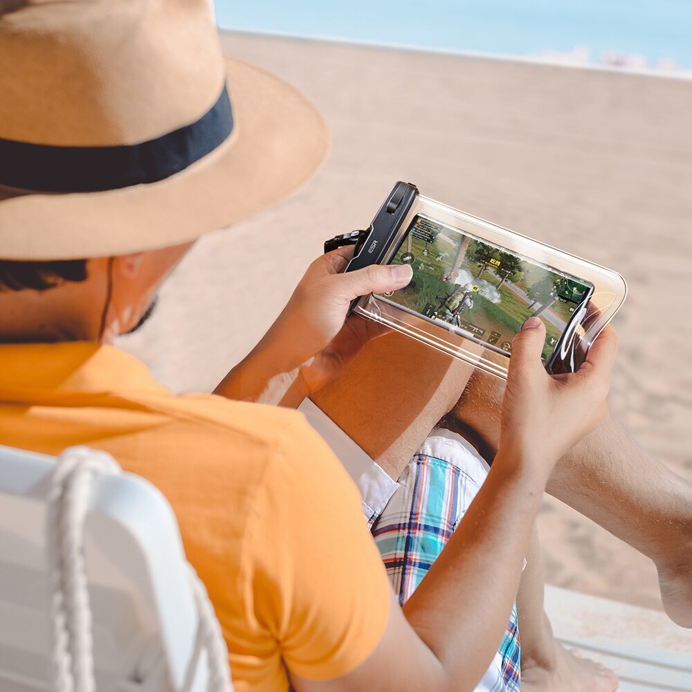 Husa Universala Waterproof pentru Telefon max. 6.5inch, ESR, Neagra