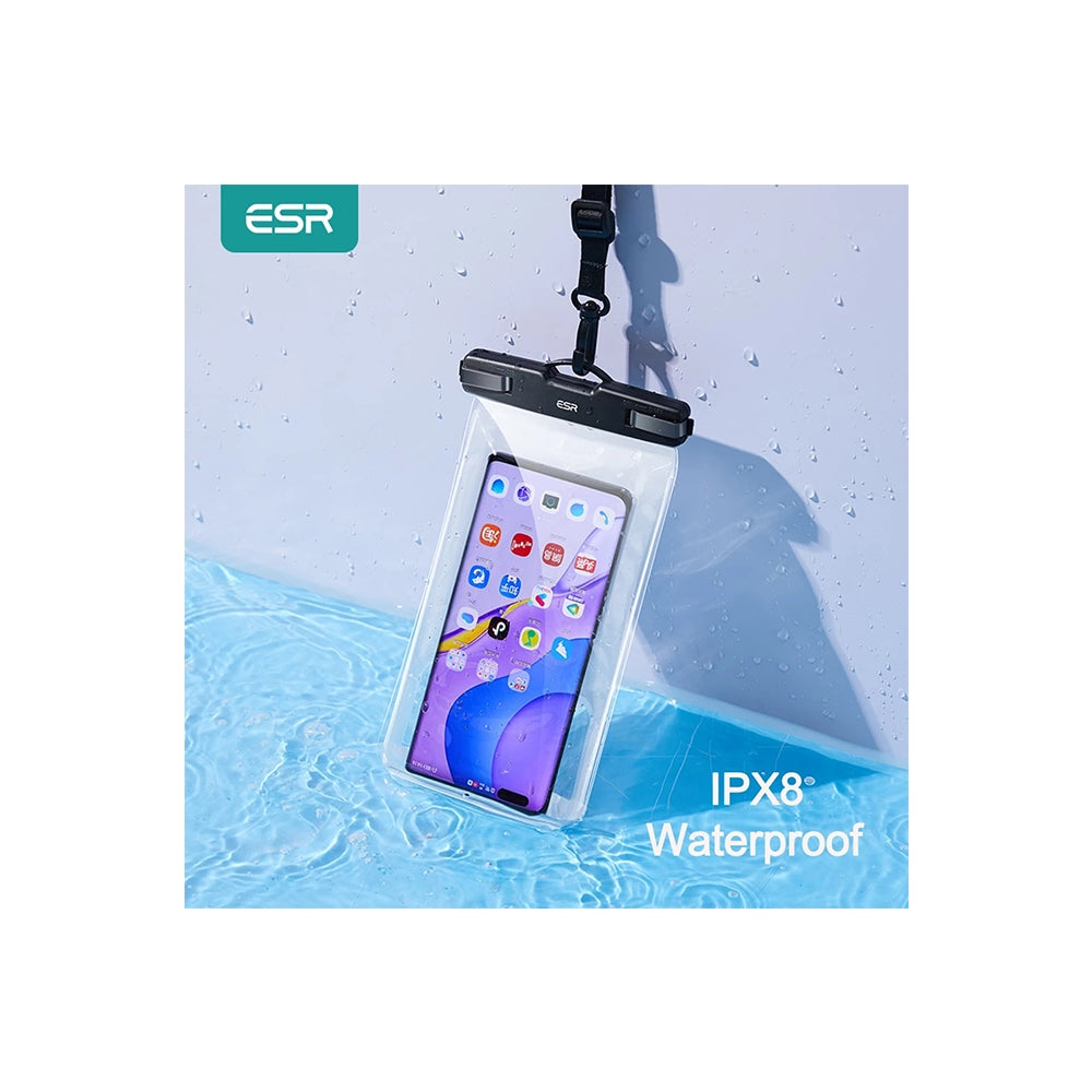 Husa Universala Waterproof pentru Telefon max. 6.5inch, ESR, Neagra