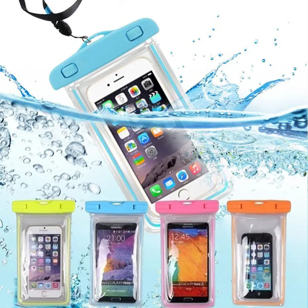 Husa Universala Waterproof pentru Telefon max. 6.5inch, Techsuit, Neagra