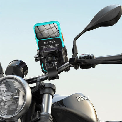 Husa Universala Waterproof pentru Telefon max. 6.7inch, ShellBox, AirBox, Albastra