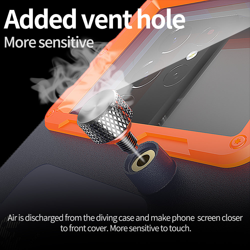 Husa Universala Waterproof pentru Telefon max. 6.8inch, ShellBox, Neagra