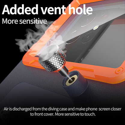 Husa Universala Waterproof pentru Telefon max. 6.8inch, ShellBox, Neagra