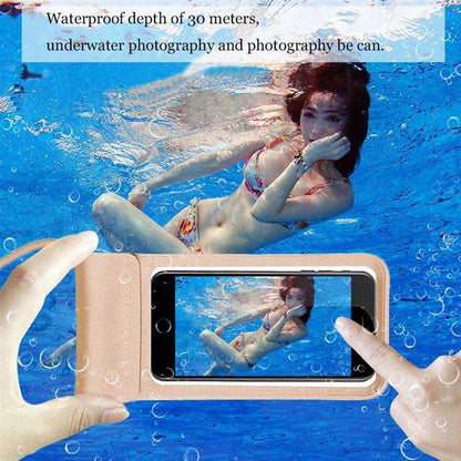 Husa Universala Waterproof pentru Telefon max. 6.8inch, Techsuit, TWC1, Neagra