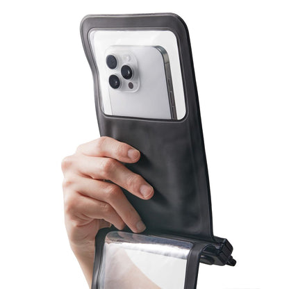 Husa Universala Waterproof pentru Telefon max. 6.9inch, Spigen, A603, Neagra ACS09745