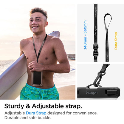 Husa Universala Waterproof pentru Telefon max. 6.9inch, Spigen, A610, Transparenta AMP04530