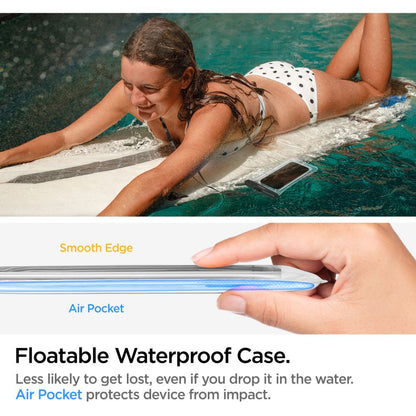 Husa Universala Waterproof pentru Telefon max. 6.9inch, Spigen, A610, Transparenta AMP04530