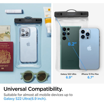Husa Universala Waterproof pentru Telefon max. 6.9inch, Spigen, A610, Transparenta AMP04530