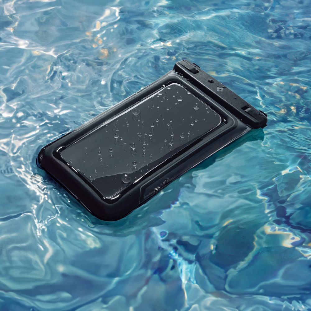 Husa Universala Waterproof pentru Telefon max. 6.9inch, Spigen, A611P, Set 2 bucati, Neagra Mata ACS09348