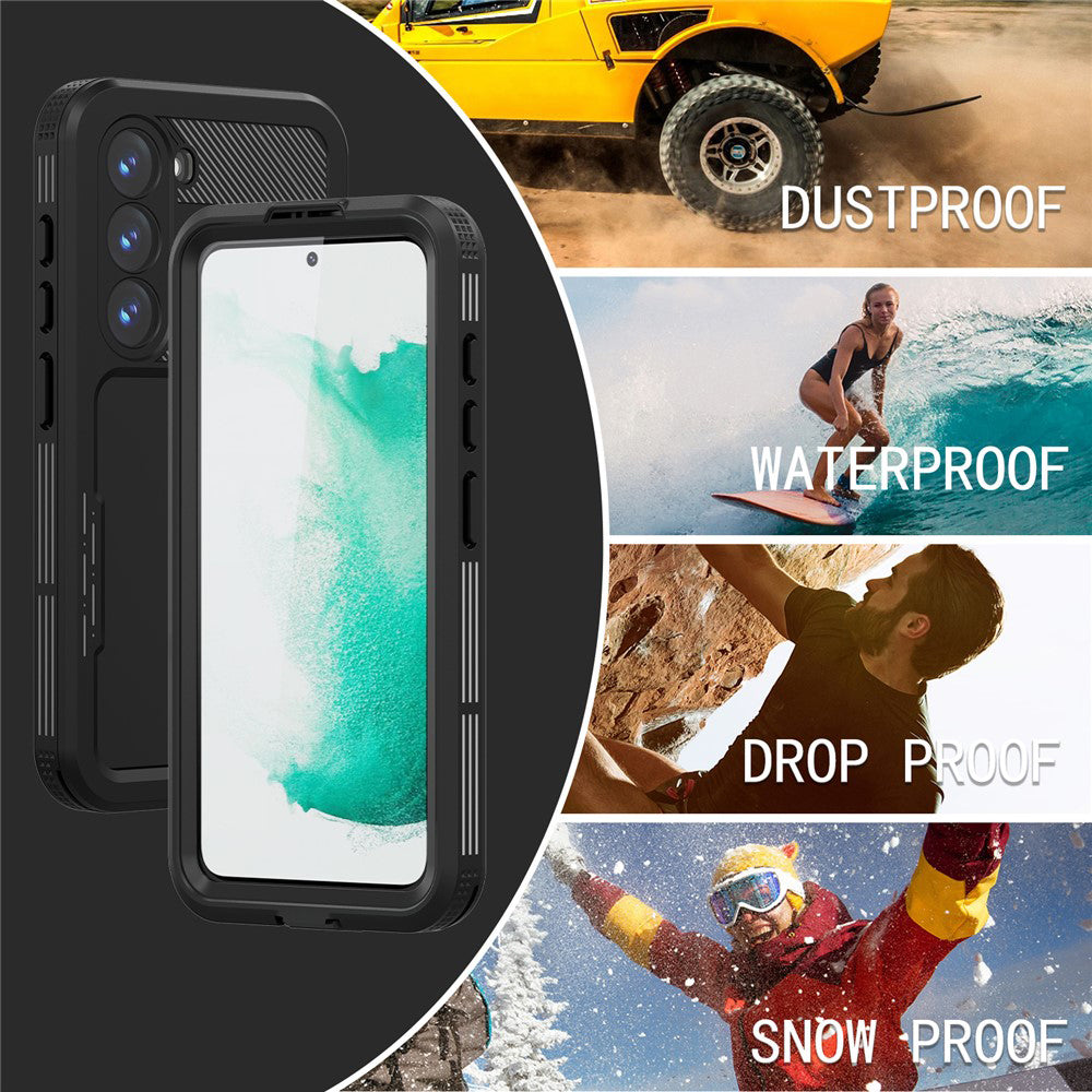 Husa Waterproof pentru Samsung Galaxy S26 Plus, ShellBox, Neagra