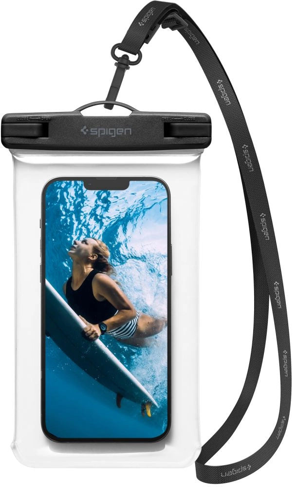 Husa Universala Waterproof, Spigen, A601, Transparenta