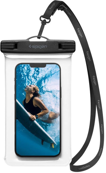 Husa Universala Waterproof, Spigen, A601, Transparenta