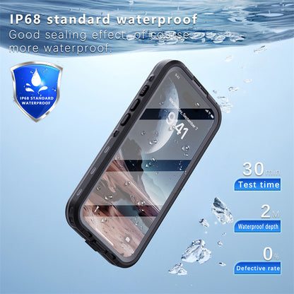 Husa Waterproof pentru Apple iPhone 16, ShellBox, Neagra