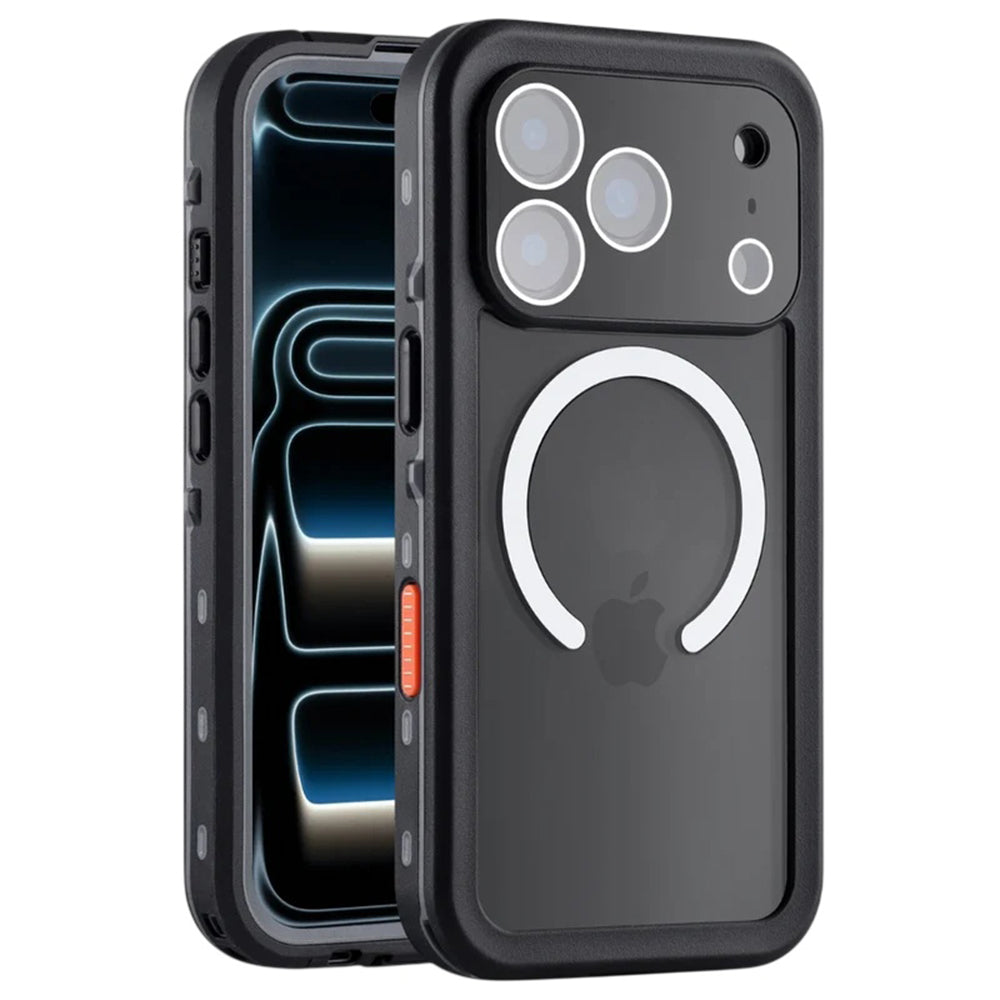 Husa Waterproof pentru Apple iPhone 18 Pro Max / 17 Pro Max, ShellBox, Neagra