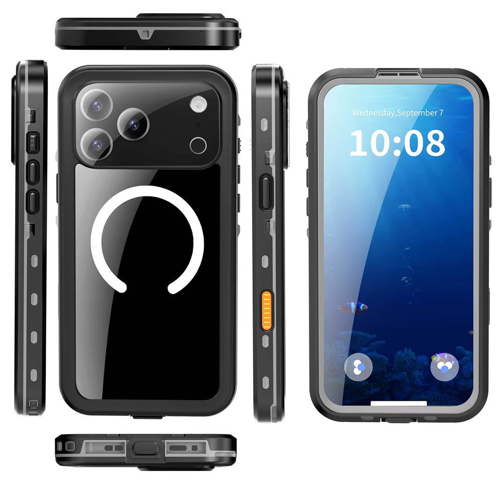 Husa Waterproof pentru Apple iPhone 18 Pro Max / 17 Pro Max, ShellBox, Neagra
