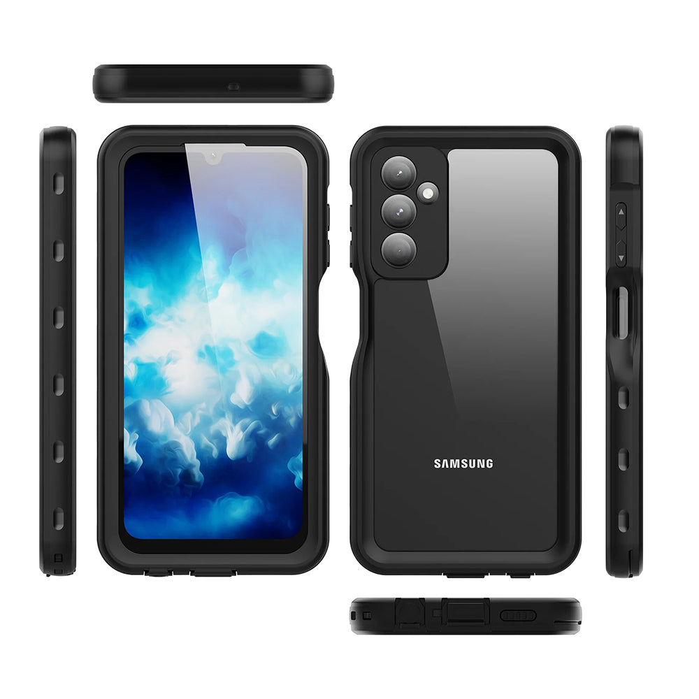 Husa Waterproof pentru Samsung Galaxy A25 A256, ShellBox, Neagra
