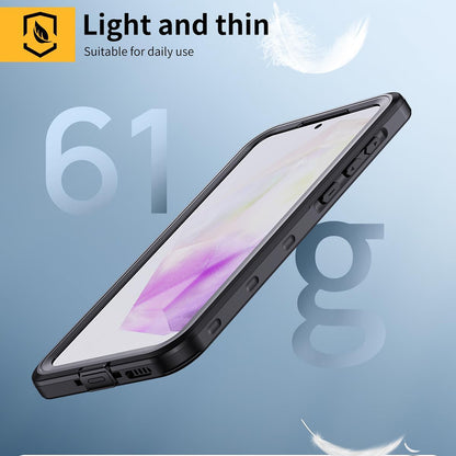 Husa Waterproof pentru Samsung Galaxy A35 5G A356, ShellBox, Neagra